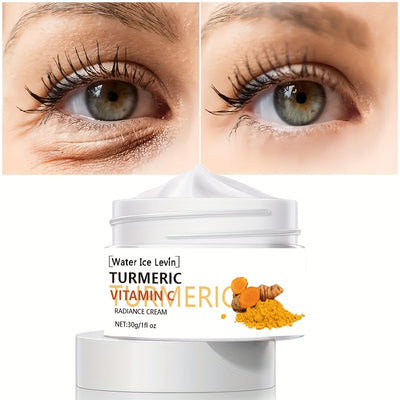 Turmeric Vitamin C Radiance Eye Cream - Firm, Tighten, Moisturize, and Nourish Skin - The mindful luxe