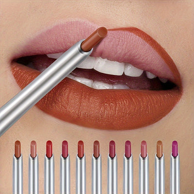 17-Color Lip Liner Pencil Set – Waterproof, Long-Wear, Matte | Ideal for Lip & Eyes - The mindful luxe